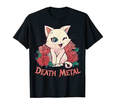 Amazon | Death Metal Saying Cute Cat メタルヘッド ヘビー